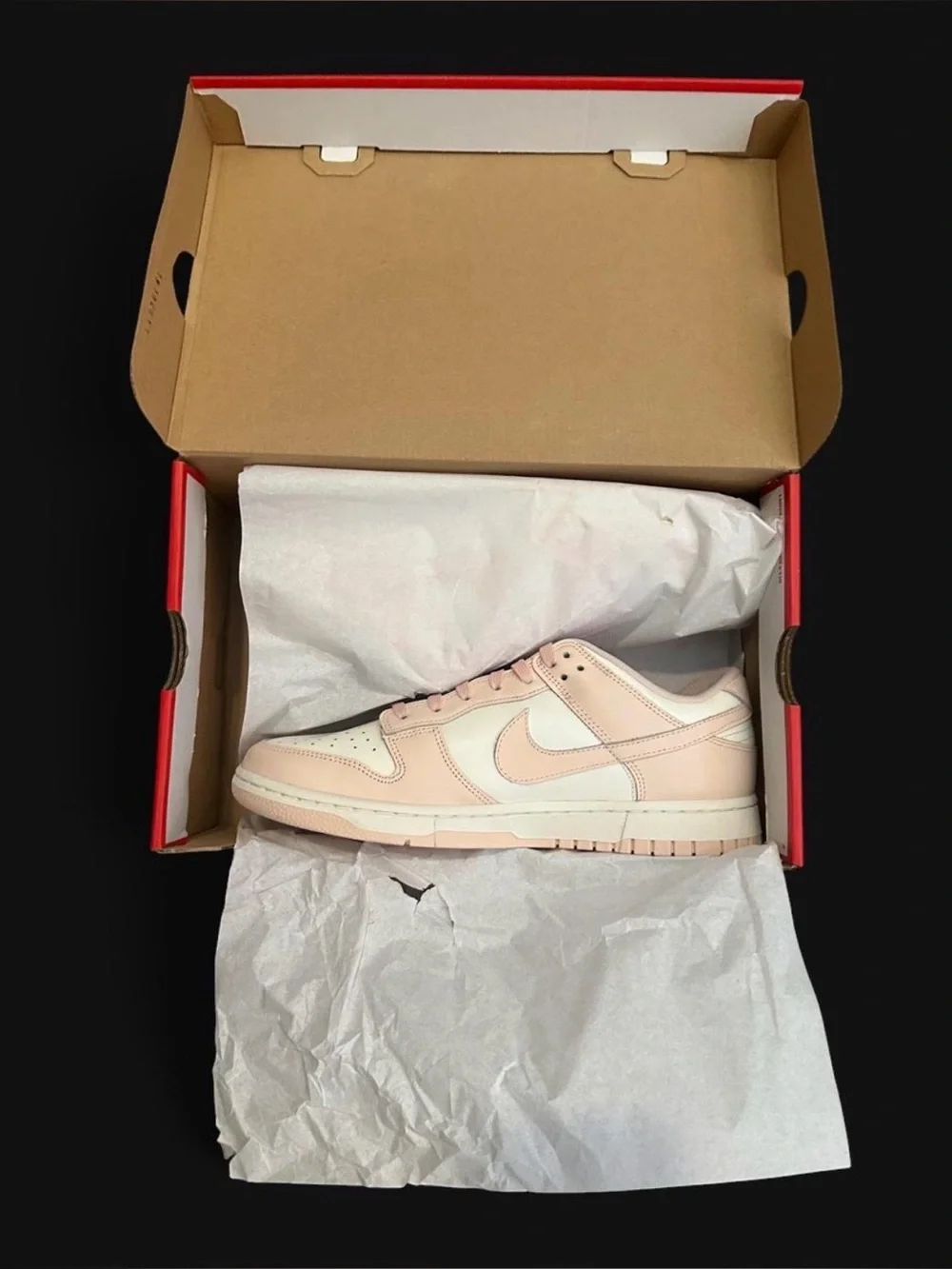 WOMENS NIKE DUNK LOW ORANGE PEARL SIZE 11.5 (MENS SIZE 10) NWT DEADSTOCK